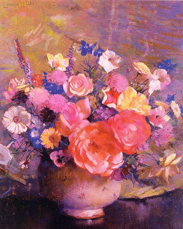 Summer Flowers, Hills, Laura Coombs